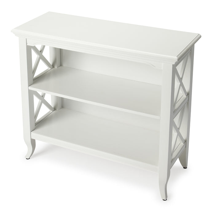 Butler Specialty Company Glossy White Newport Bookcase