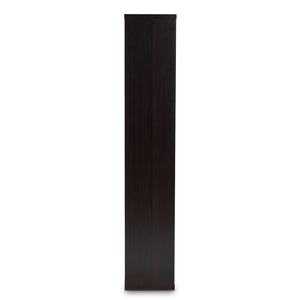 Baxton Studio Janne Modern and Contemporary Dark Brown 8-Cube Multipurpose Storage Shelf